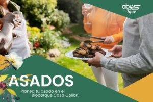 Asados en contacto con la naturaleza en El Bioparque Casa Colibrí.