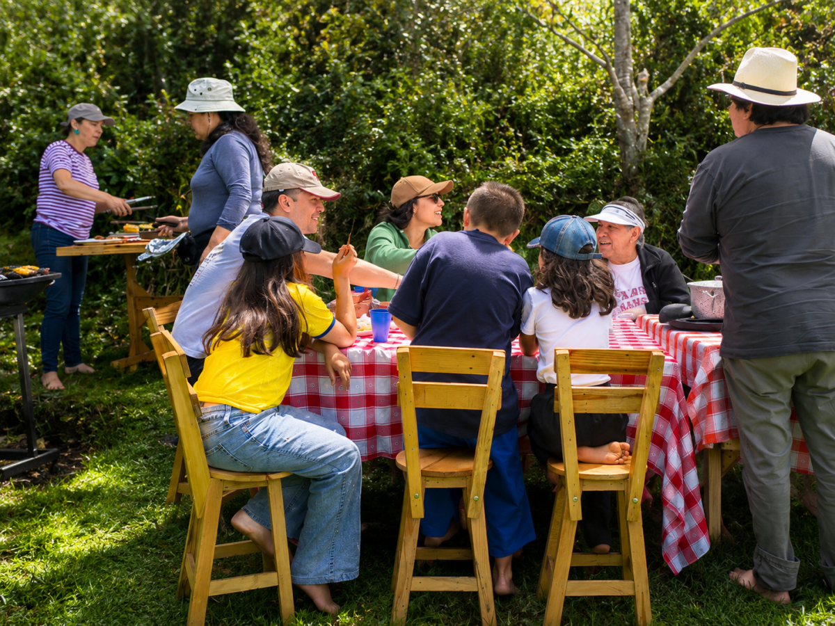 Kiosco de asados y picnic campestre en Bogotá Rural