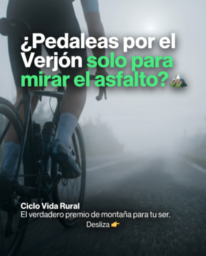 Experiencia Ciclo Vida Rural ciclistas en El Verjón
