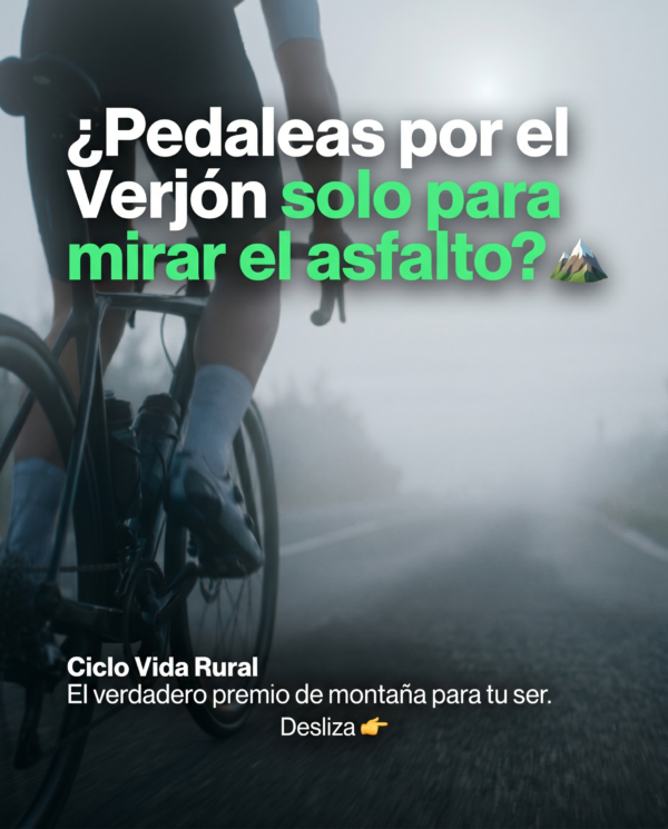 Experiencia Ciclo Vida Rural ciclistas en El Verjón