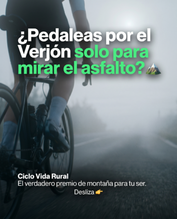 Experiencia Ciclo Vida Rural ciclistas en El Verjón