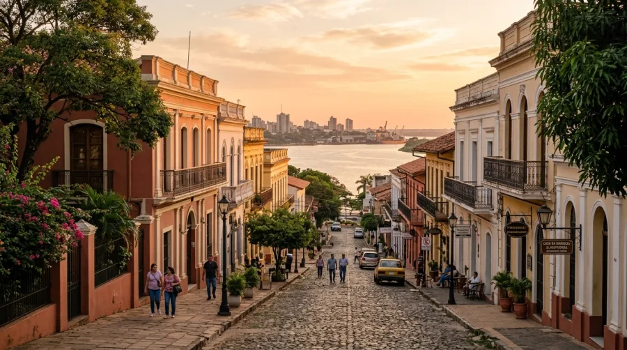 Centro Histórico y Palacio de los López en Asunción, Paraguay